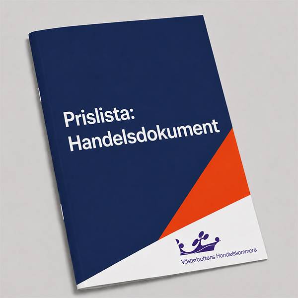 prislista handelsdokument